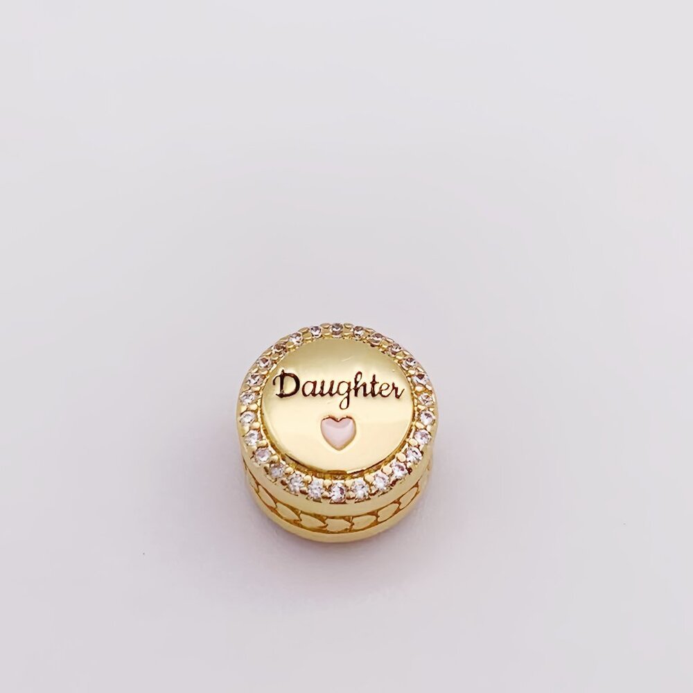 Pandora Engravable Granddaughter Charm Gold-Plated